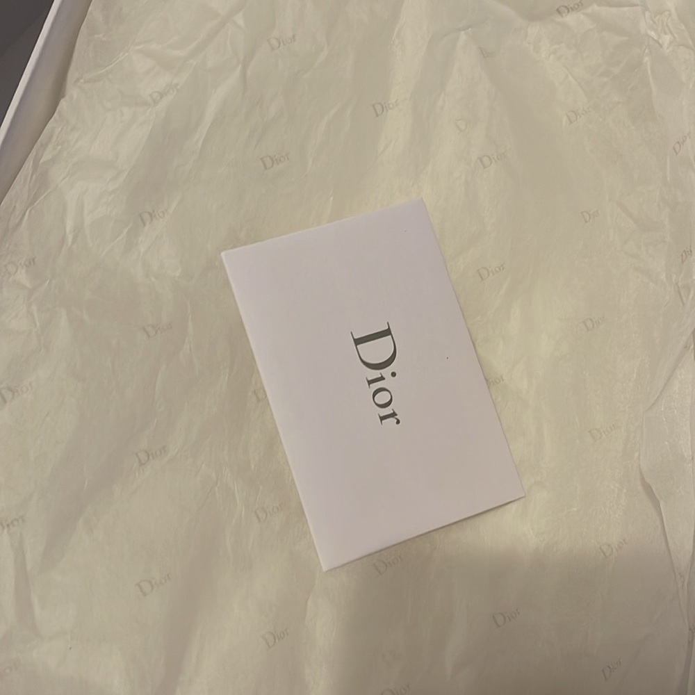 Dior Shoe Box And Care Card - Gem